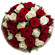 букет из красных и белых роз. Бургас